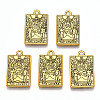 Rack Plating Alloy Pendants PALLOY-WH0103-04E-AG-2