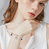 20Pcs Iron Cable Chain Bracelets for Women Men BJEW-SC0001-42-4