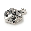 Brass Micro Pave Cubic Zirconia Charms KK-I276-39P-2