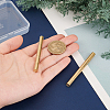 2Pcs Single-Sided Engraving Wax Seal Brass Stamp AJEW-OC0005-40C-3