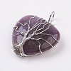 Natura Amethyst Pendants G-L480-05B-1