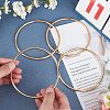 Round/Circular Ring Iron Purse Handles LS-FIND-CA0001-12G-4