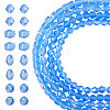 4 Strands 4 Styles Transparent Glass Beads Strands EGLA-TADJ0001-01-1