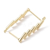 Brass Stud Earring Finding KK-C031-22G-2