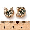 Alloy Rhinestone European Beads FIND-Q115-09G-3