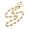 304 Stainless Steel Butterfly Link Chain Necklaces for Women NJEW-G178-07G-4
