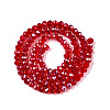 Electroplate Glass Beads Strands EGLA-A044-T3mm-A01-3