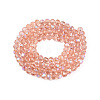 Electroplate Glass Beads Strands LS-EGLA-A044-T4mm-L21-3
