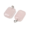Natural Rose Quartz Pendants G-C184-02-2