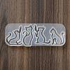 Cat Shape Quicksand DIY Silicone Mold DIY-K067-02A-3