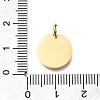 Twelve Constellations 304 Stainless Steel Enamel Pendants STAS-A148-01G-09-3