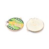 Alloy Enamel Pendants ENAM-T025-01G-09-2