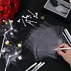 6Pcs DIY Craft PET Windmill DIY-CP0013-48B-3