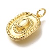 Rack Plating Brass Pendants KK-I720-06G-2