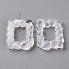 Transparent  Resin Pendants CRES-S360-05-B01-2