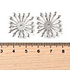 304 Stainless Steel Bead Caps X1-STAS-B087-10H-P-3