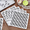 PVC Plastic Waterproof Stickers LS-DIY-WH0386-18E-5