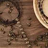 5Bags Flower Iron Decoration Strip FIND-GF0008-41A-AB-7