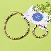 Handmade Polymer Clay Heishi Beads Jewelry Sets SJEW-JS01136-03-7