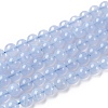 Grade A Natural Blue Chalcedony Beads Strands G-F222-29-10mm-1-1