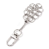 304 Stainless Steel Empty Stone Holder Chain Pouch Pendant Decorations HJEW-JM01884-01-4