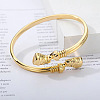 Brass Cuff Bangles for Women FS-WG1B78B-01-2