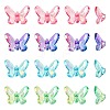 36Pcs 12 Styles Electroplate Transparent Acrylic Beads PACR-CJ0001-42-8