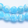 Synthetic Imperial Jasper Beads Strands G-F531-8mm-H05-3