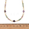 Gemstone & Natural Cultured Freshwater Pearl Beads Necklaces for Women NJEW-JN06518-03-4