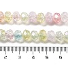 Crack Glass Beads Strands GLAA-M049-01Q-4