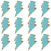 12Pcs Computerized Embroidery Cloth Self Adhesive Patches PATC-GF0001-57B-1