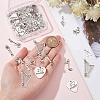 SUNNYCLUE 72Pcs 9 Style Tibetan Style Alloy Pendants FIND-SC0003-71-3