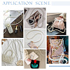   1Pc Acrylic Imitation Pearl Bead Chain Bag Handle FIND-PH0009-62A-6