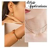10Pcs 5 Styles Brass Micro Pave Cubic Zirconia Pendants KK-CJ0004-43-7