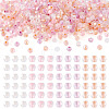 405Pcs Eletroplated Transparent Glass Beads GLAA-TA0003-66D-1
