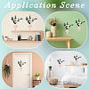 2Pcs Heart Wall Mounted Flower Tube FIND-GF0008-61RG-5