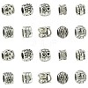 100Pcs 10 Styles Tibetan Style Alloy European Beads FIND-CJ0003-72-9