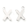 Non-Tarnish 201 Stainless Steel Charms X-STAS-C021-06P-X-2