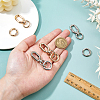 4Pcs 2 Colors Iron Swivel Clasps HJEW-FH00179-3