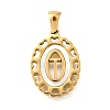 Golden 304 Stainless Steel Pendants STAS-K300-02G-T-1