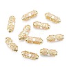 Real 18K Gold Plated Brass Tube Beads KK-A155-23G-C-2