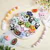 14Pcs 7 Styles Cat Head Silicone Beads JX664A-7