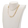 Brass Micro Pave Clear Cubic Zirconia Pendant Necklaces NJEW-JN03326-3