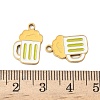 304 Stainless Steel Enamel Pendants STAS-G360-04G-09-3