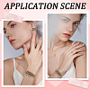 16Pcs Stainless Steel Satellite Chains Stretch Bracelet for Women BJEW-SP0001-16A-5