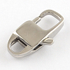 Tarnish Resistant Polished 316 Surgical Stainless Steel Lobster Claw Clasps STAS-R072-34-2