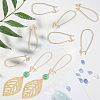 30Pcs Brass Hoop Earring Findings KK-BBC0029-08-7