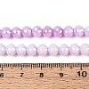 Anti-Tarnish Electroplate Glass Beads Strands GLAA-N056-6mm-03-2