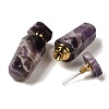 Natural Amethyst Dropper Perfume Bottles DJEW-H010-03G-01-2