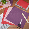 CRASPIRE 6 Sheets 3 Colors Linen Book Covers DIY-CP0010-66-4